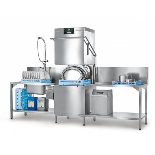 Hobart Haubenspülmaschine PREMAX AUPLS-10B mit integrierter Wasserenthärtung 
