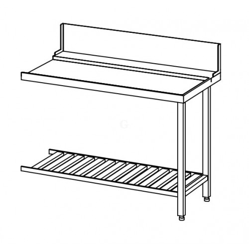 Winterhalter Ablauftisch 1200 mm für PT Serie BR 711