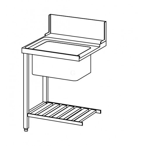 Winterhalter Zulauftisch 625 mm für PT Serie BR 711