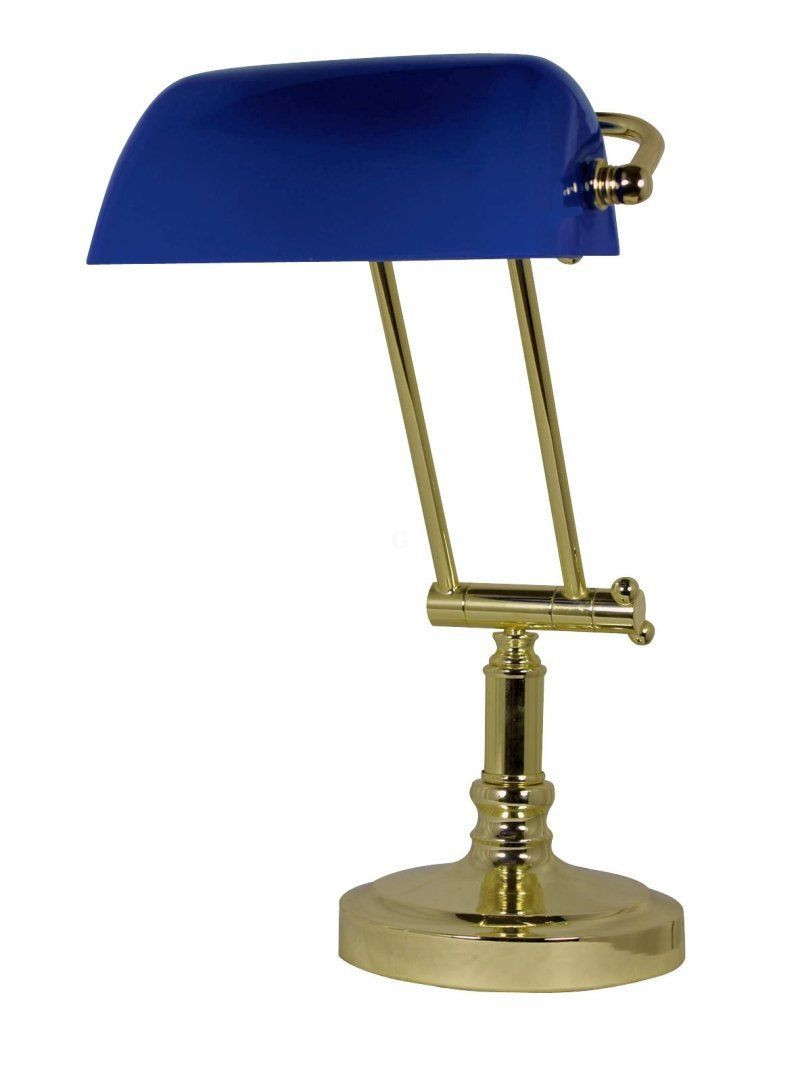 SeaClub Bankers-Lampe Höhe 36/43 cm blau