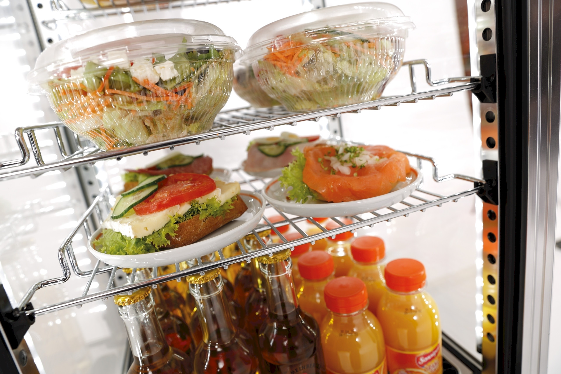 Bartscher Mini-Kühlvitrine 78L Edelstahl | Gastrodax®