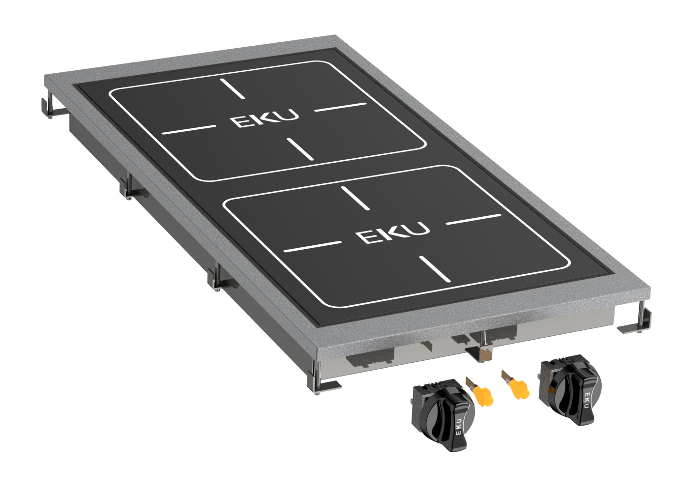 EKU Thermik Integral EinbauCeranfelder 2FelderCerankocher DC8002