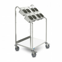 Hupfer Besteck- und Tablettwagen BTW / 8 x GN/200TA