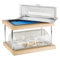 APS Buffet-Vitrine GN 1/1 DOPPELDECKER