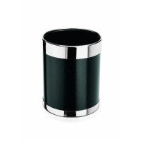 WAS Papierkorb Metall schwarz