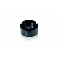WAS Aschenbecher Ø 10 cm schwarz Melamin
