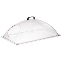 APS Kuppelhaube GN 1/1 mit seitlichem Ausschnitt, schwarzer Griff