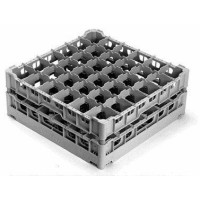 Hobart Kunststoffkorb 500 x 500 mm mit 36 Fächer, 7 cm