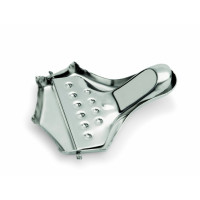 WAS 4 x Zitronenschnitzelpresse 8,5 x 6 cm Chromnickelstahl
