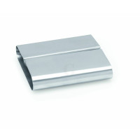 WAS Kartenhalter 8 x 7,5 x 2,2 cm Chromnickelstahl