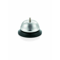 WAS Rezeptionsglocke Ø 8,5 cm silberfarben Edelstahl