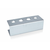 WAS Eistütenhalter mit 4 Löchern 27 x 9,5 x 8,2 cm Chromnickelstahl-20