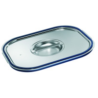 B.PRO Gastronorm Dichtungsdeckel für GN mit Bügelgriff Edelstahl-GN 1/2