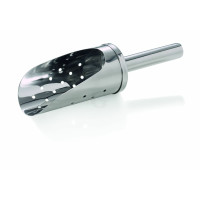 WAS Eisschaufel 18 cm Perforierung Ø 3 mm Chromnickelstahl-20
