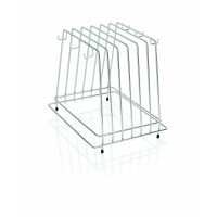 WAS Schneidbretthalter für 6 Bretter bis max. 2cm 29,5 x 25,5 x 26 cm Chromnickelstahl-20