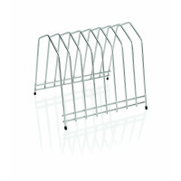 WAS Schneidbretthalter für 8 Bretter bis max. 3cm 29,5 x 26 x 26 cm Chromnickelstahl-20