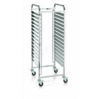 WAS GN Regalwagen 2/1 für 15 Behälter/30 Tabletts Chromnickelstahl-20