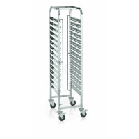 WAS GN Regalwagen 1/1 für 30 Behälter/60 Tabletts Chromnickelstahl-20