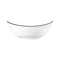 Seltmann Weiden MODERN LIFE Black Line Suppenschale oval 21 cm