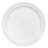 Seltmann Weiden VARIONORM Linienrelief V215 IM_Teller flach 25,5 cm, weiß