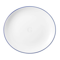 Seltmann Weiden MODERN LIFE Blue Line Speiseteller oval 25 cm