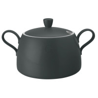 Seltmann Weiden COUP Fine Dining Fashion Schüssel mit Deckel 3,00 Liter, anthrazit