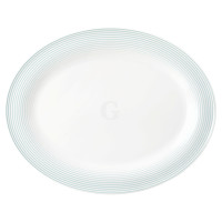 Seltmann Weiden BLUES Platte oval 35 cm, arktisblau