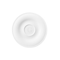 Seltmann Weiden BEAT Kombi-Untertasse klein 13,5 cm mit Relief weiß