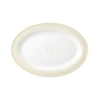 Seltmann Weiden BLUES Platte oval 25 cm, sandbeige