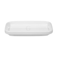 Seltmann Weiden VARIONORM Glatt V504 PR_Platte eckig 1 tlg. 14 x 8 cm, weiß