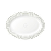 Seltmann Weiden BLUES Platte oval 25 cm, perlgrau