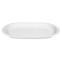 Seltmann Weiden COMPACT Servierplatte oval 33 x 20 cm , weiß