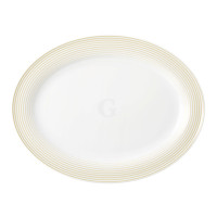 Seltmann Weiden BLUES Platte oval 31 cm, sandbeige