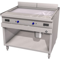 MKN Optima 850 Gas Griddleplatte 2 glatt