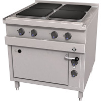 MKN Optima 850 Elektro Herd 4 Platten mit E-Backofen 2/1 GN