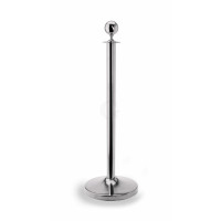 WAS Abgrenzungspfosten Classic Kugel hochglanzpoliert Edelstahl-20