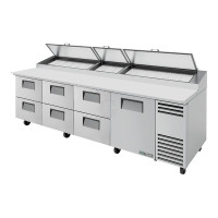 TRUE Pizzatisch / Zubereitungstisch TPP AT 119D 6 HC