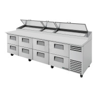 TRUE Pizzatisch / Zubereitungstisch TPP AT 119D 8 HC