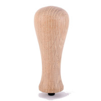 Kaffeemehlpresser Tamper Handle Elegance Oak white