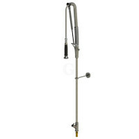 Echtermann TOP CLEAN Geschirrspülbrause Einloch-Standbatterie 1/2 Zoll ohne Schwenkventil, 800mm