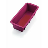 WAS Brot-/Königskuchen Cake Pan 31 red 26 x 10 x 7cm Silikon