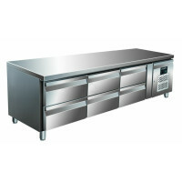 SARO Unterbaukühltisch, 3x2 Schubladen UGN 3160 TN