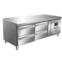 SARO Unterbaukühltisch, 2x2 Schubladen UGN 2140 TN