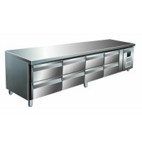 SARO Unterbaukühltisch, 4x2 Schubladen UGN 4180 TN