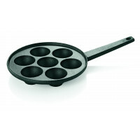 WAS Poffertjespfanne Ø 20,5 cm für 7 Poffertjes,Gusseisen-20