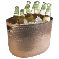 APS Wein-/ Sektkühler Kupfer-Look, 7 Liter