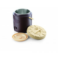 WAS Thermospeisetransportbehälter 12 Liter braun mit PU-Isolierung Ø 30 cm-20