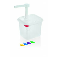 WAS GN Saucenspender 1/6 2,6 Liter Polypropylen-20