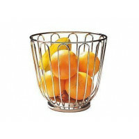 APS Obstkorb rund 21,5x20,5 cm Edelstahl
