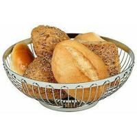 APS Brot- und Obstkorb rund 17x7 cm Edelstahl